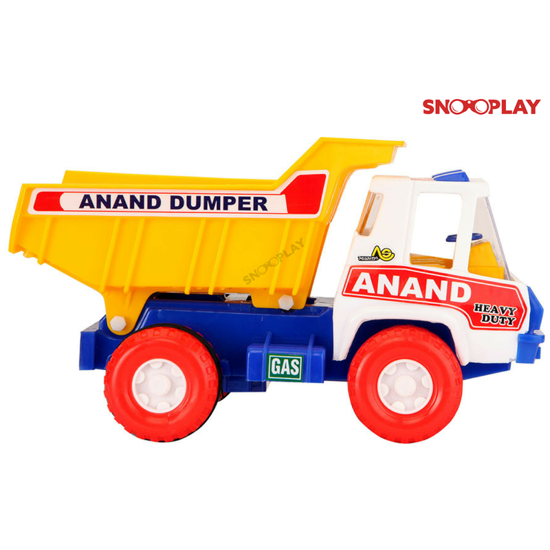 Buy friction powered Anand Dumper truck toy moving dumper-Snooplay.in for kids
