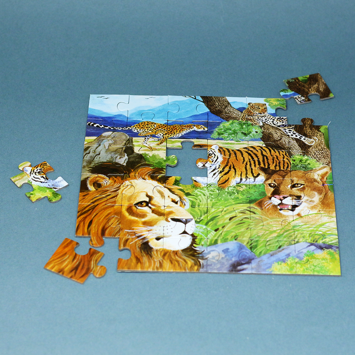 Animals Puzzles (Series 6) - Set of 4 Jigsaw Puzzles