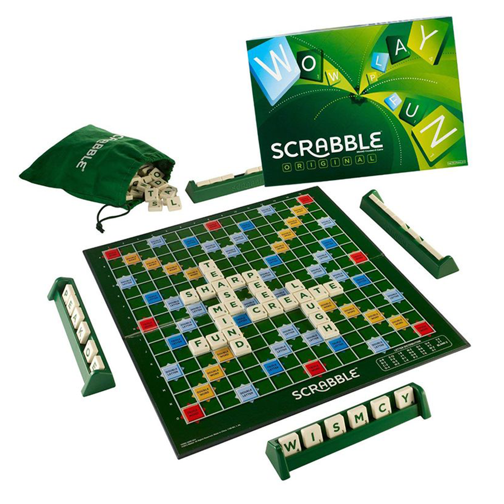 Original Scrabble Board Game By Mattel