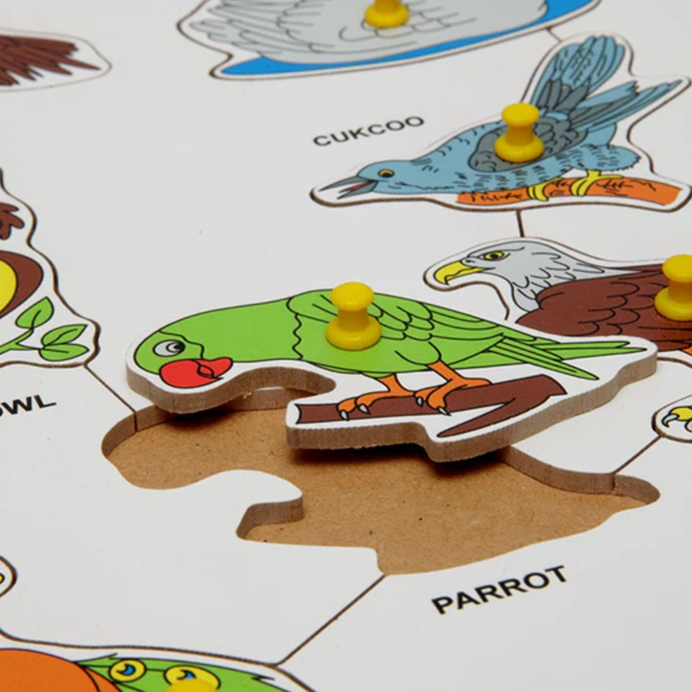 Wooden Birds Puzzle for Kids