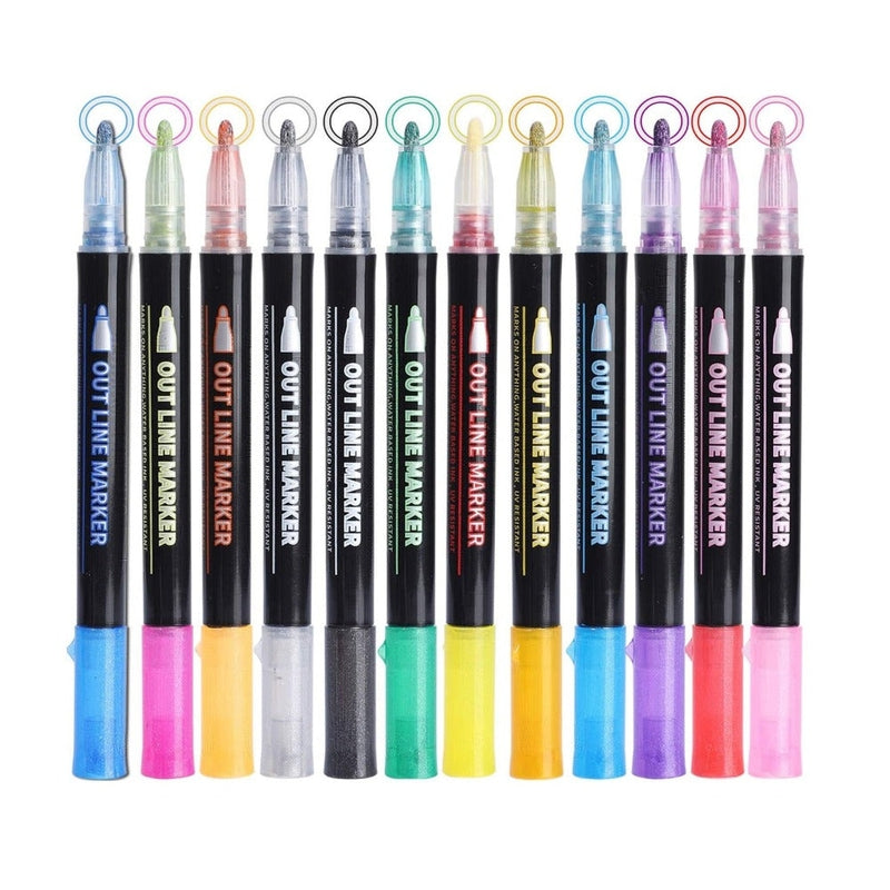 30 Colors Twin Tip Alcohol Marker Pen Premium Broad Sketch Graphic Art. |  eBay