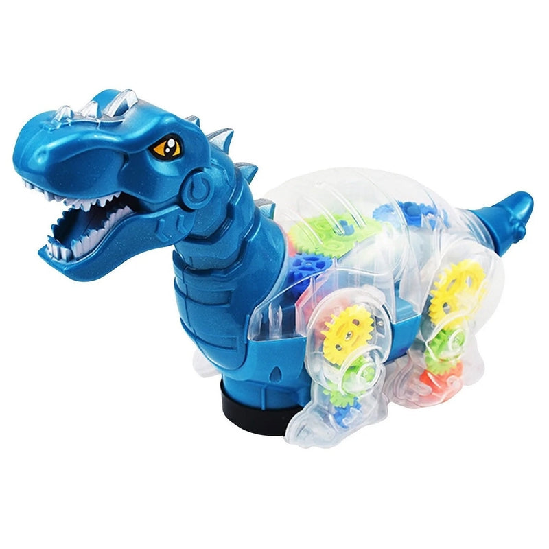 Buy Electric Transparent Gear Dragon Dinosaur Toy Musical Sound
