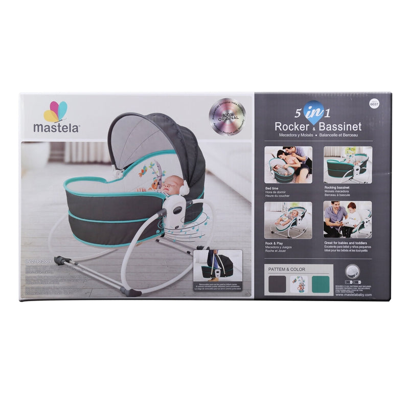 5 in1 Rocker & Bassinet - Teal