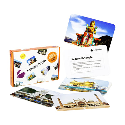Educational - Famous Religious Places of India Flash Cards for Kids Early