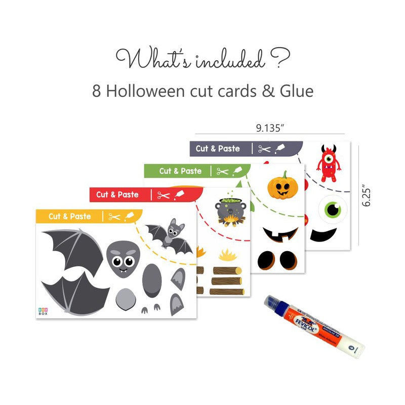 Cut & Glue Halloween - DIY Activity Kit