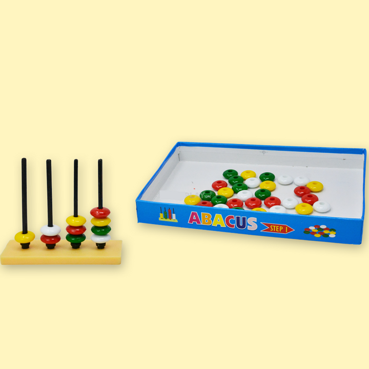 Abacus Toy - Step 1 (Learn Addition, Subtraction, Place Value)