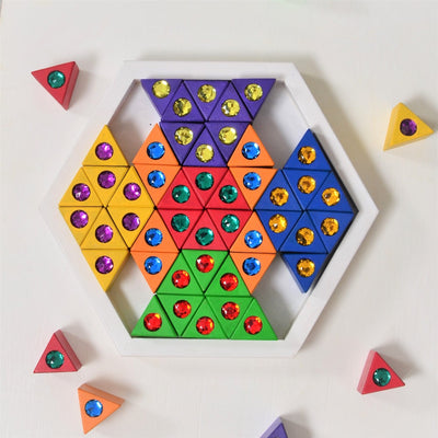 Jewelled Triangles – 54 Pieces