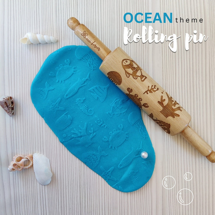 Ocean Theme Play Dough Rolling Pin