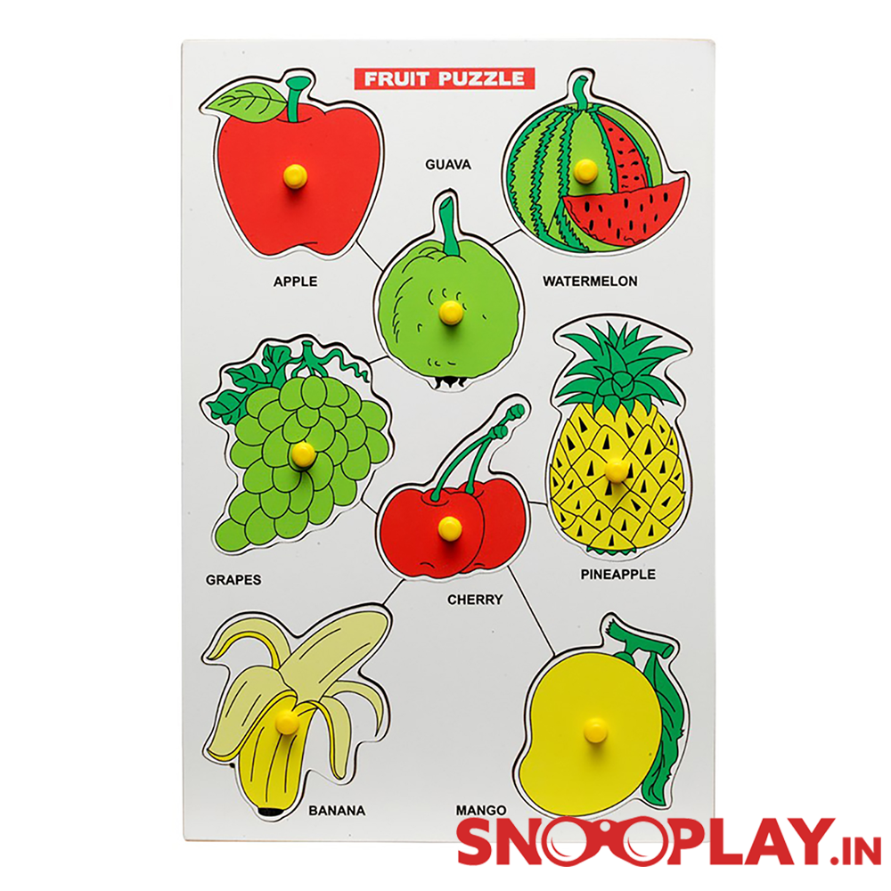 Fruit and Vegetables Wooden Puzzle for Kids