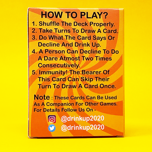 Drink Up Cards Party Game (Grown Ups)