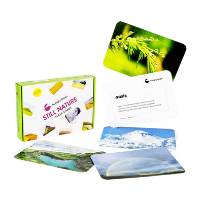 Educational Still Nature Flash Cards for Kids Early Learning