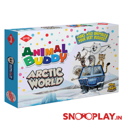 Animal Buddy Play & Learn Educational Board Game (Arctic World Edition) for Kids