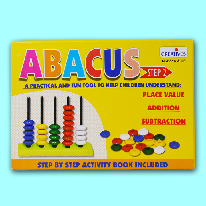 Abacus Toy - Step 2 (Learn Addition, Subtraction, Place Value)