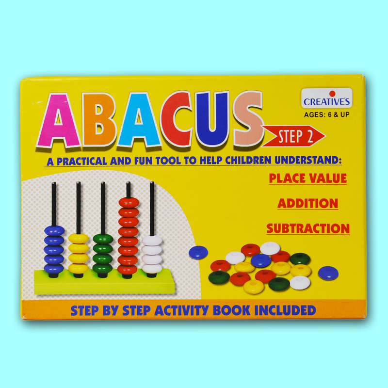 Abacus Toy - Step 2 (Learn Addition, Subtraction, Place Value)