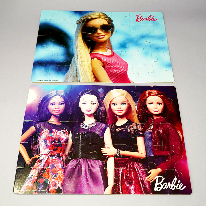 4-in-1 Barbie Doll Jigsaw Puzzle (140 Pieces)