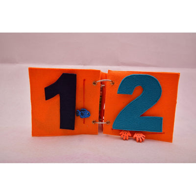 Counting Mini Quiet Book (1-10 Numbers)