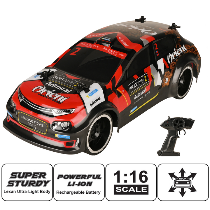 Rally Xtreme Racing Car(1:16) Red For Children