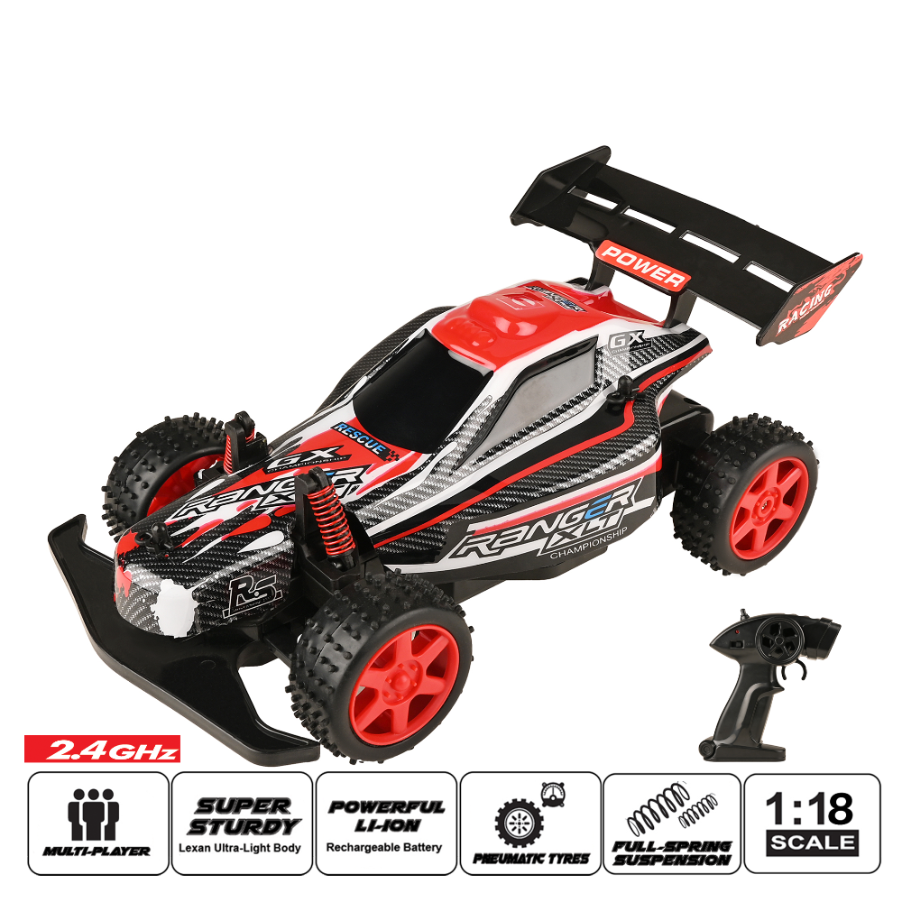 Ranger Alien Racing Car (1:18) Red For Children