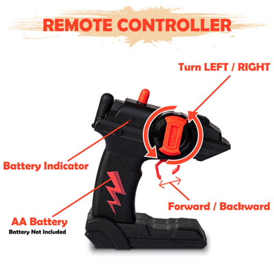 Drive & Drift F1 Rider 1:18 Scale Car (Remote Control) - Red