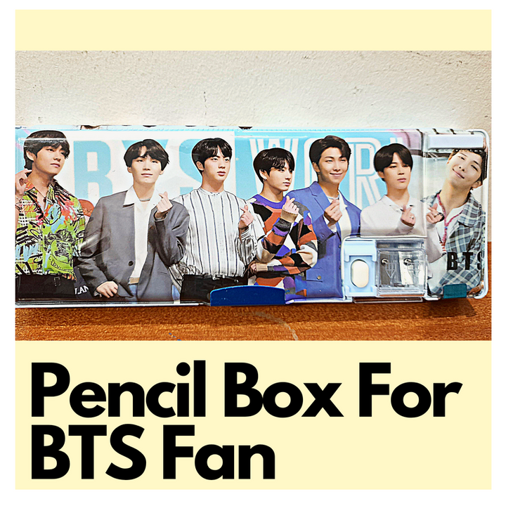 BTS Pencil Box | BTS Stationery | BTS Box | BTS Pouch