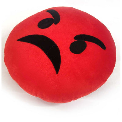 Sterling  Emoji  Cushion (Red) - 30 cm