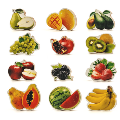 Fruits Wooden Toys for Kids- 12 Pieces