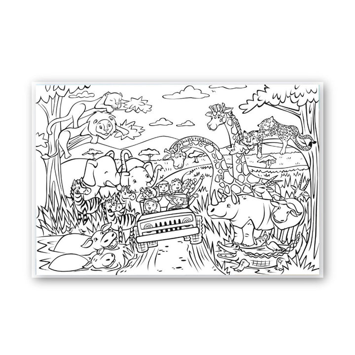 2 IN 1 Jungle Safari Puzzle For Kids