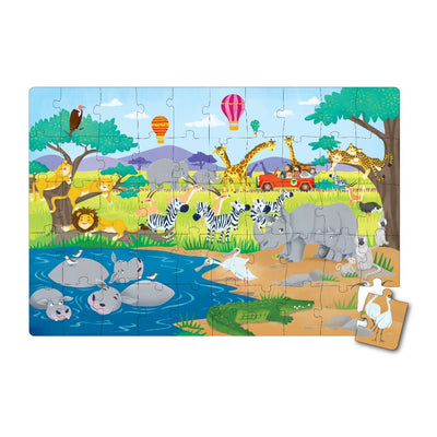 2 IN 1 Jungle Safari Puzzle For Kids