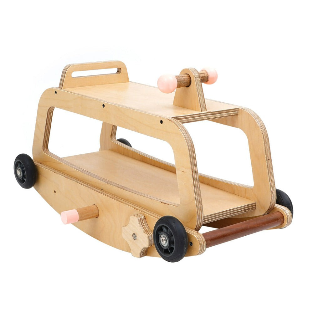 3-in-1 Wooden Rock & Roller For Toddlers
