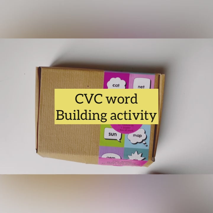 CVC Words Read and Write Flashcards