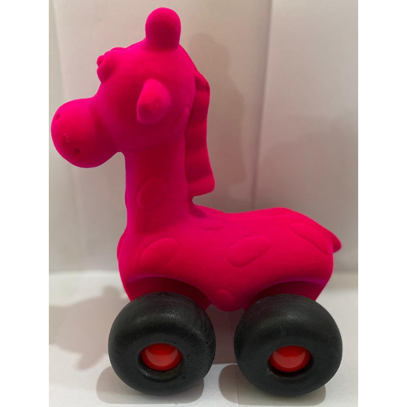 Rubber Giraffe With Wheels (1-2 Years)