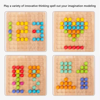 Wooden Board Beads Game