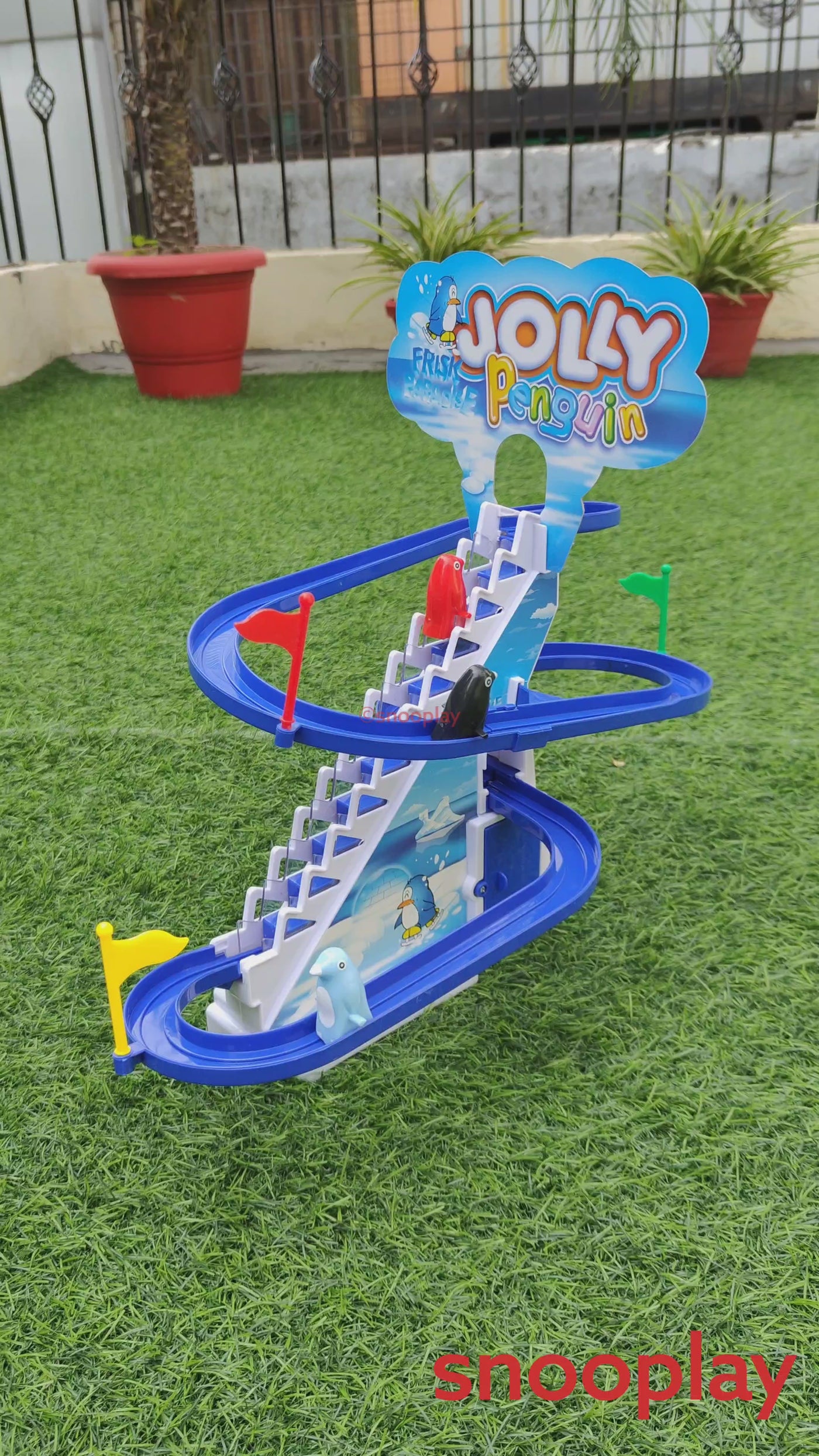 Electronic Penguin Track Set for Kids - comes with sound