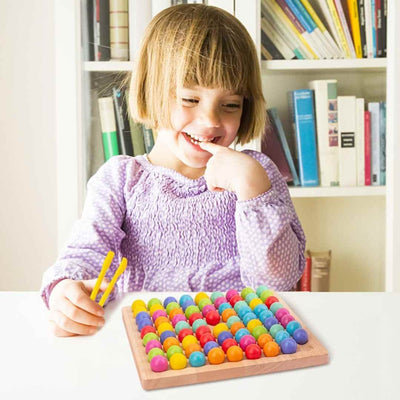 Wooden Board Beads Game