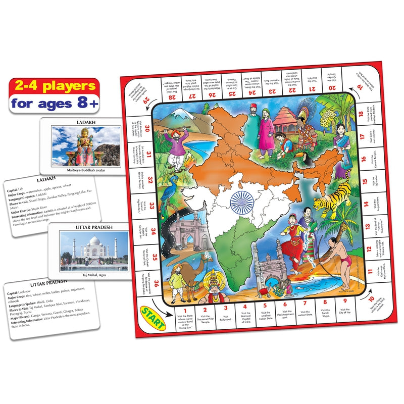 Discover India Board Game