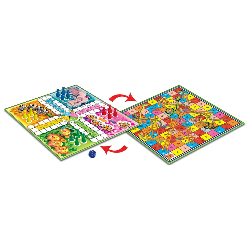 Jungle Ludo and Snakes & Ladders Board Game