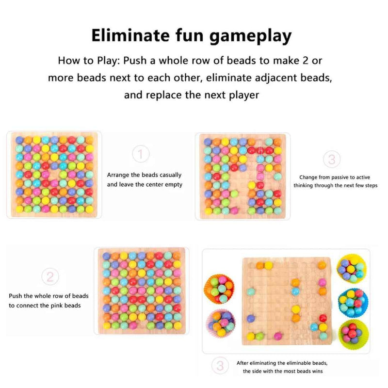 Wooden Board Beads Game