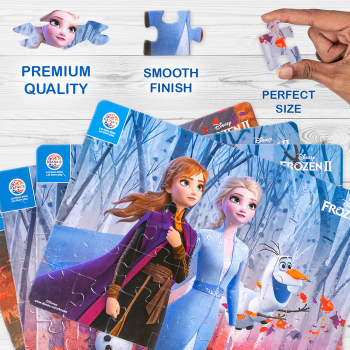 Disney Frozen  4 in 1 jigsaw puzzle for Kids