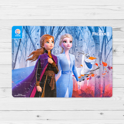 Disney Frozen  4 in 1 jigsaw puzzle for Kids