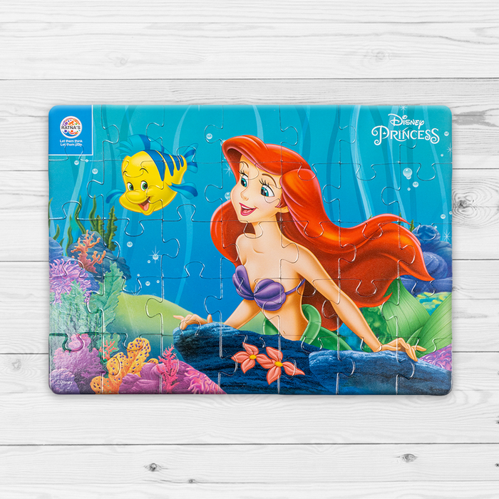 Disney Princess Ariel 4 in 1 jigsaw puzzle for Kids