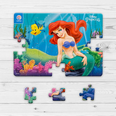 Disney Princess Ariel 4 in 1 jigsaw puzzle for Kids