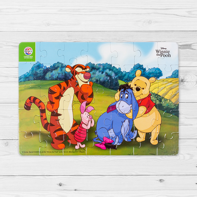 Disney Winnie the pooh 4 in 1 jigsaw puzzle for Kids