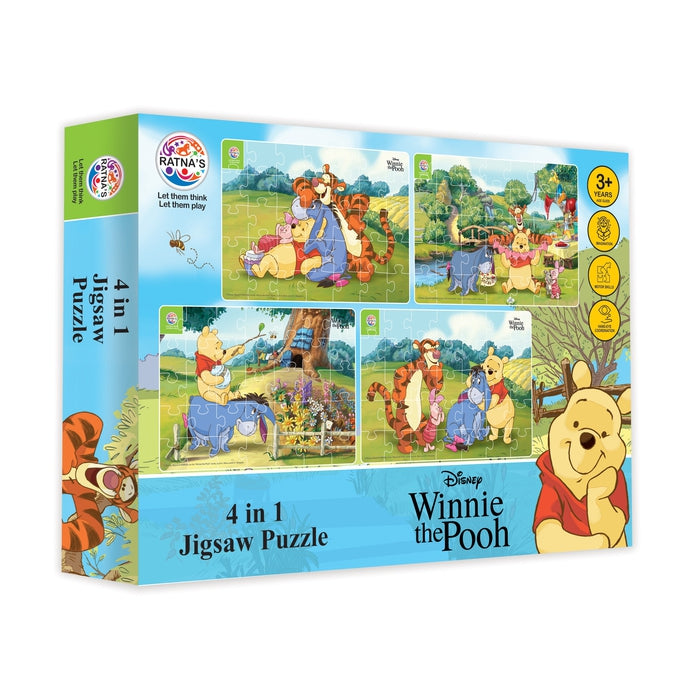 Disney Winnie the pooh 4 in 1 jigsaw puzzle for Kids