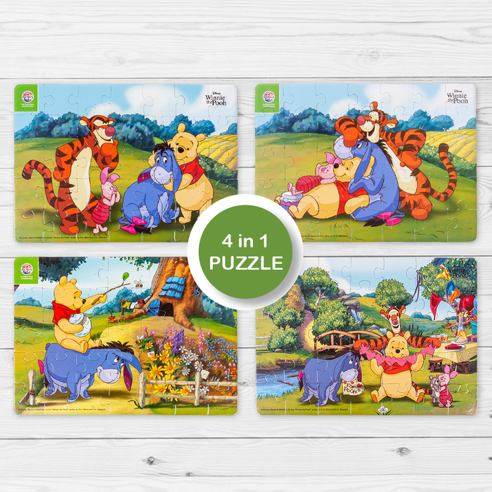 Disney Winnie the pooh 4 in 1 jigsaw puzzle for Kids