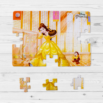 Disney Princess Belle 4 in 1 jigsaw puzzle for Kids