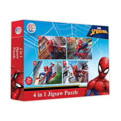 Marvel Spiderman 4 in 1 jigsaw puzzle for Kids