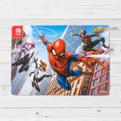 Marvel Spiderman 4 in 1 jigsaw puzzle for Kids