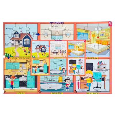 My House Learning Jigsaw Puzzle