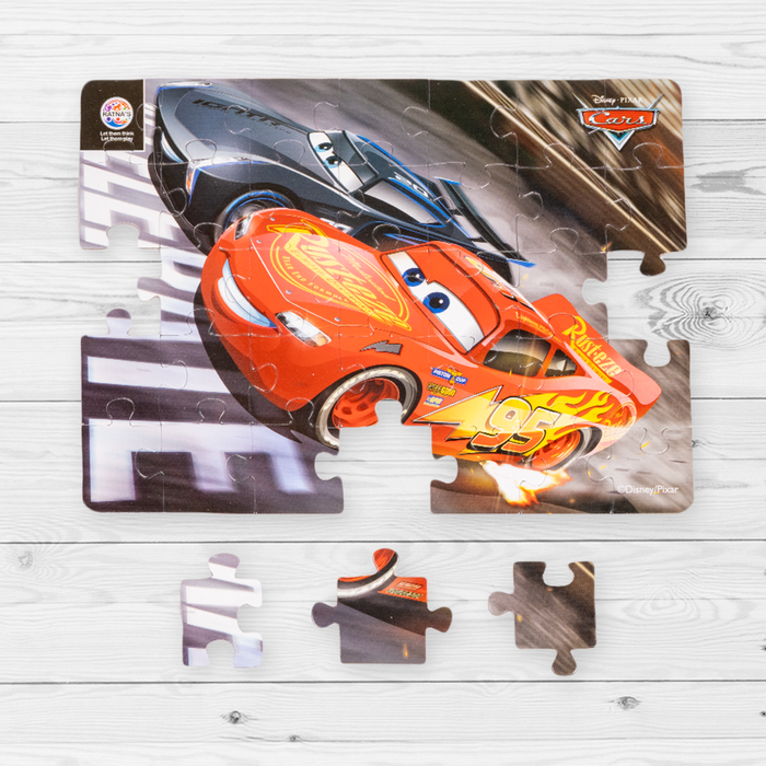 Disney Pixar cars 4 in 1 jigsaw puzzle for Kids