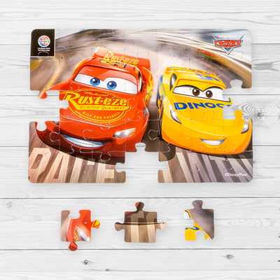 Disney Pixar cars 4 in 1 jigsaw puzzle for Kids
